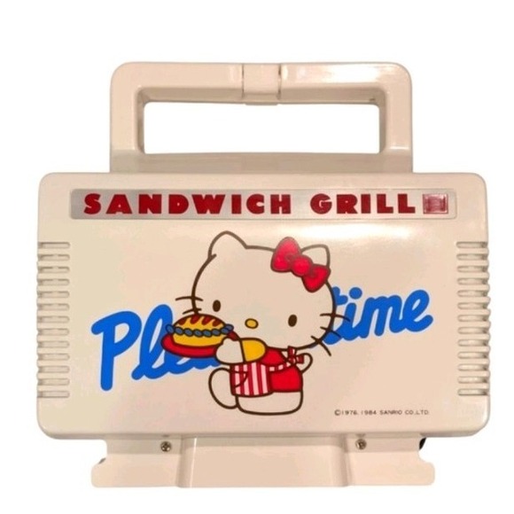 Vintage Hello Kitty Sandwich Maker Grill Press 1984 Sanrio Japan Rare